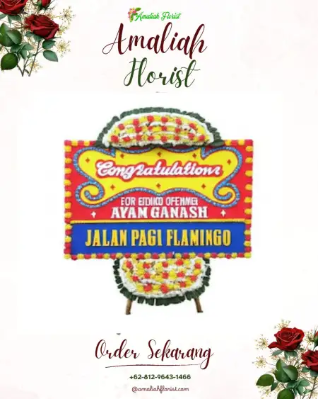 Sewa Papan Bunga Rahunig