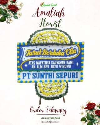 Papan Bunga Duka di Rahunig