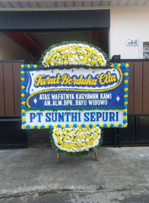 Papan Bunga Duka di Rahunig