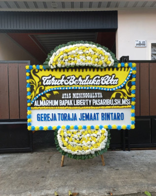 Papan Bunga Duka di Rahunig