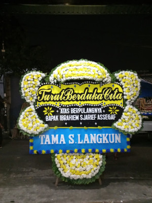 Papan Bunga Duka di Rahunig